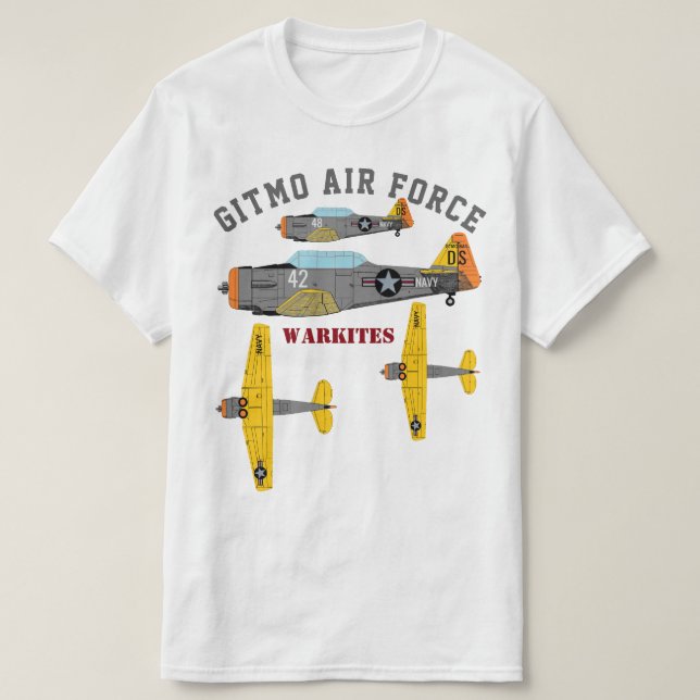 T-shirt Warkites "Gitmo Air Force" SNJ T-Shirt- (Design devant)