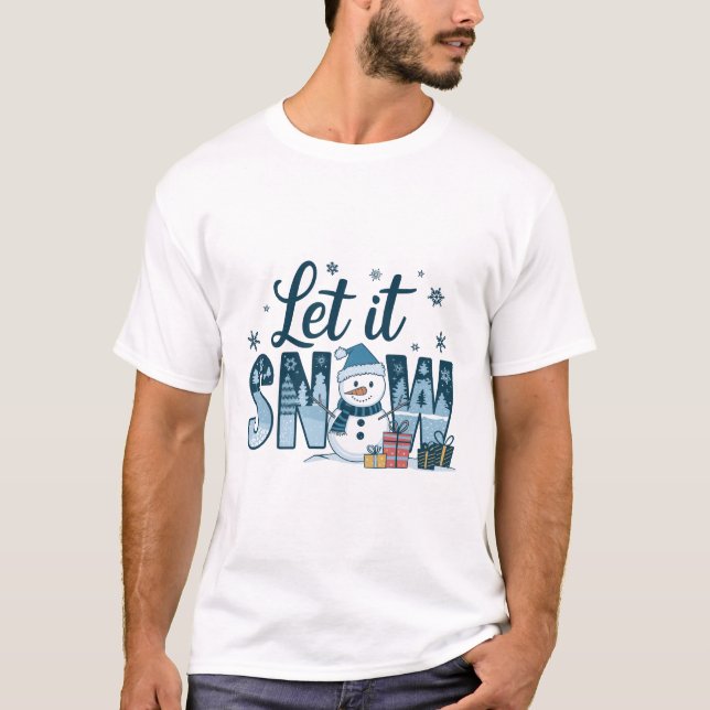 T-shirt Warm winter cozy designs for festive times (Devant)