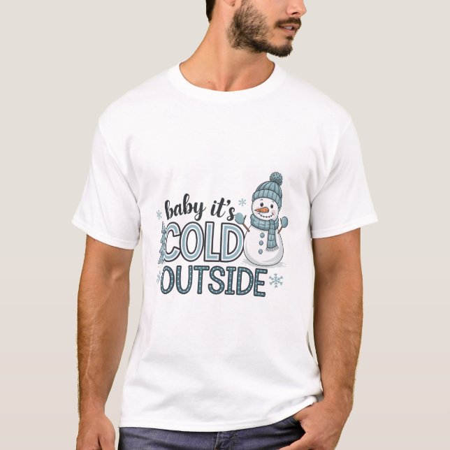 T-shirt Warm winter cozy designs for festive times (Devant)