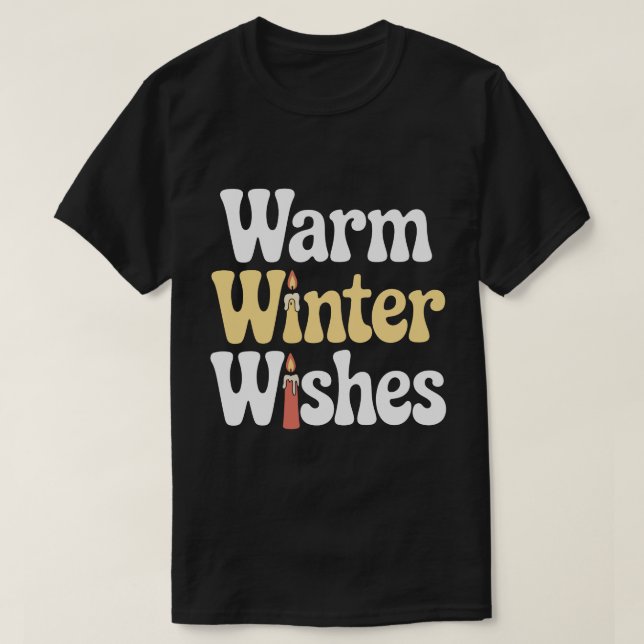 T-shirt Warm Winter Wishes Tee (Design devant)