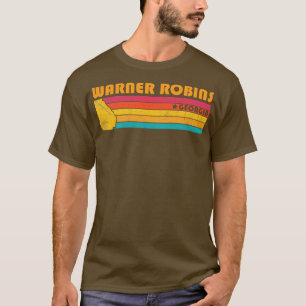 T-shirt Warner Robins Géorgie Vintage Souvenir déshabillé