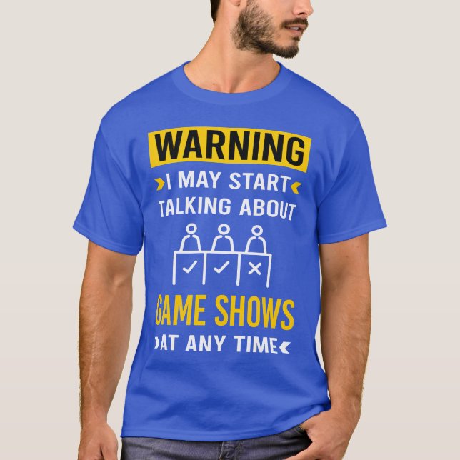 T-shirt Warning Game ShowsV Show girl (Devant)
