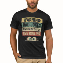 Warning High Voltage Dad Jokes & Eye Rolls Design