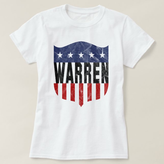 T-shirt WARREN étoiles et rayures (Design devant)