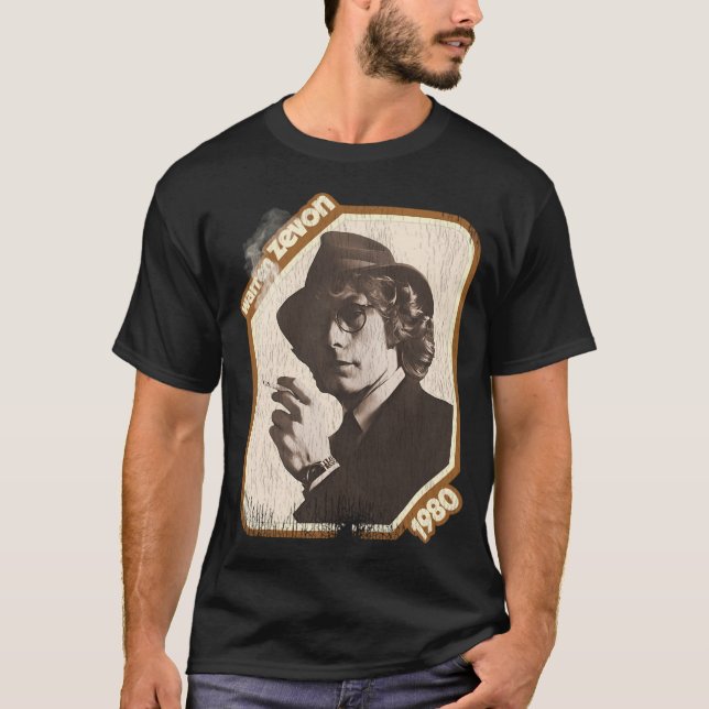 T-shirt Warren Zevon 1980 (Devant)