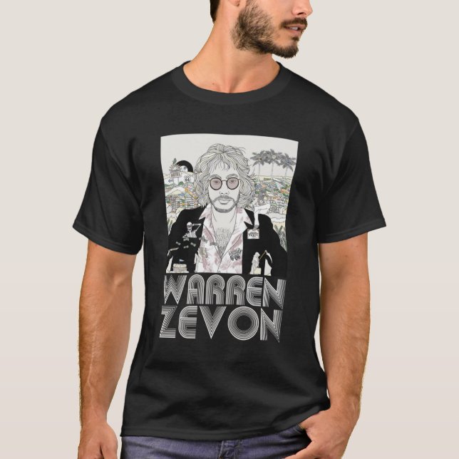 T-SHIRT WARREN ZEVON 3 (Devant)