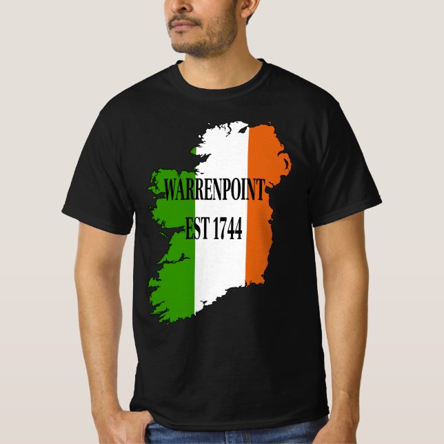 T-shirt Warrenpoint Co. Down Northern Ireland. Irlande  (Devant)