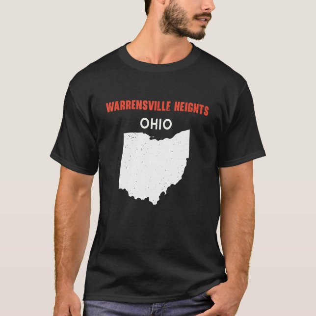 T-shirt Warrensville Heights Ohio USA State America Travel (Devant)