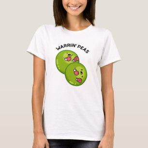 T-shirt Warrin Peace Funny Pea Pun
