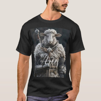 T-shirt Warrior Aries 3D Animation en acier illustration
