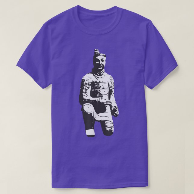 T-shirt Warrior chinois Empereur Terracotta (Design devant)