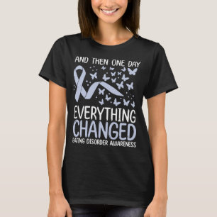 T-shirt Warrior Ribbon Fighter Eating Disorder