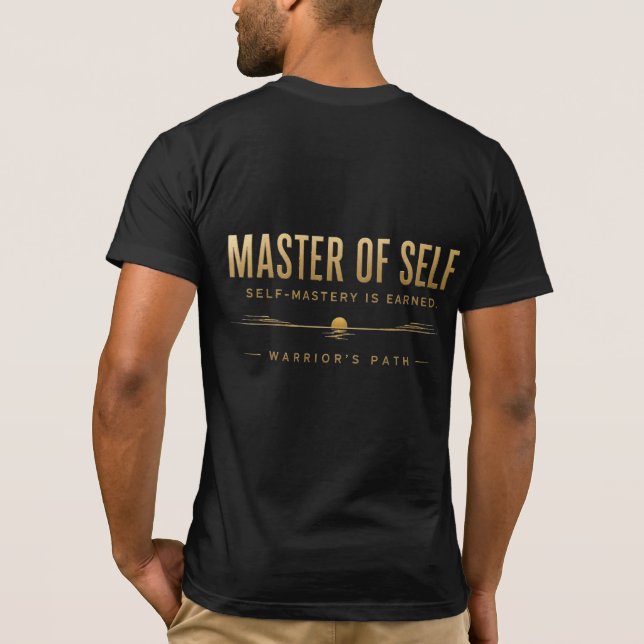 T-Shirt Warrior’s Path Maître de Soi (Dos)