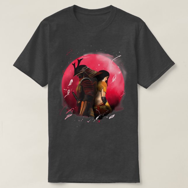 T-shirt Warrior Samurai Japon Premium (Design devant)