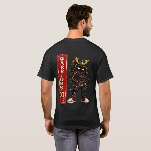 T-shirt Warriors Do Hero Pose (Dos entier)