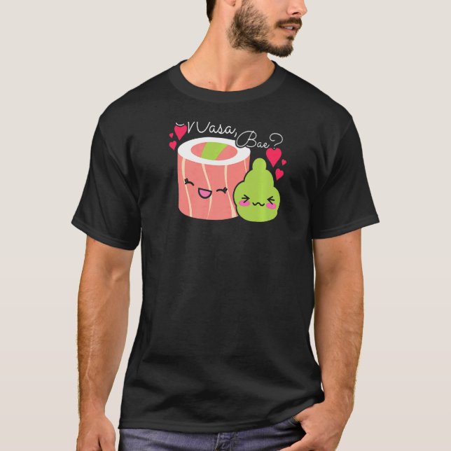 T-shirt Wasa Bae Sushi Et Wasabi (Devant)