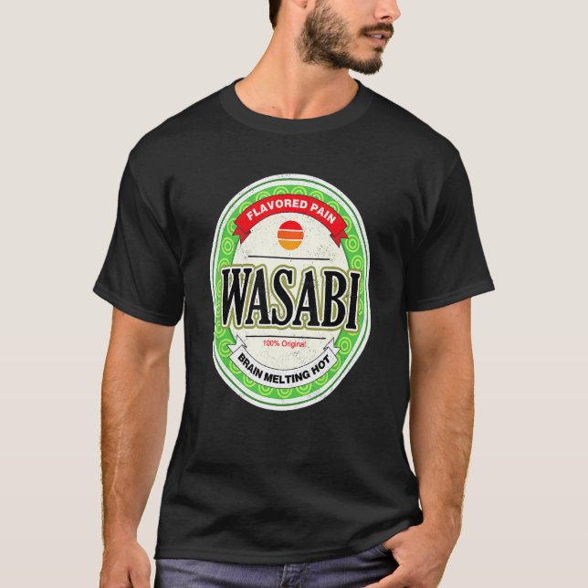 T-shirt Wasabi Condiments Couples Group Easy Halloween Cos (Devant)