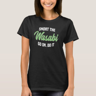 T-shirt Wasabi Japonais Horseradet épicé Collants Condimen