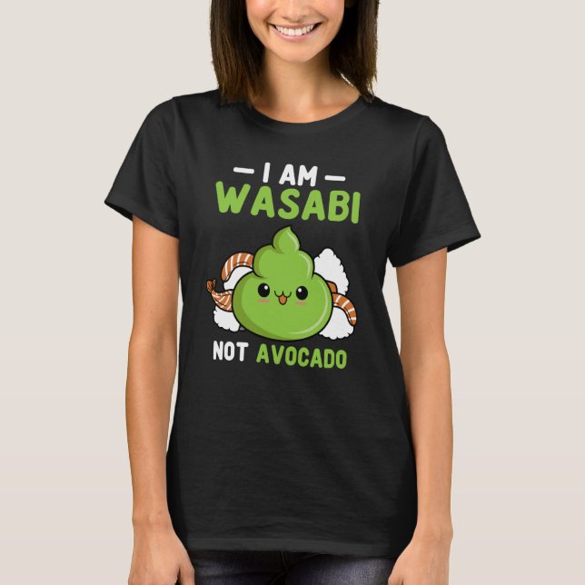 T-shirt Wasabi Pas Avocado Japonais Paste de raifort Cond (Devant)