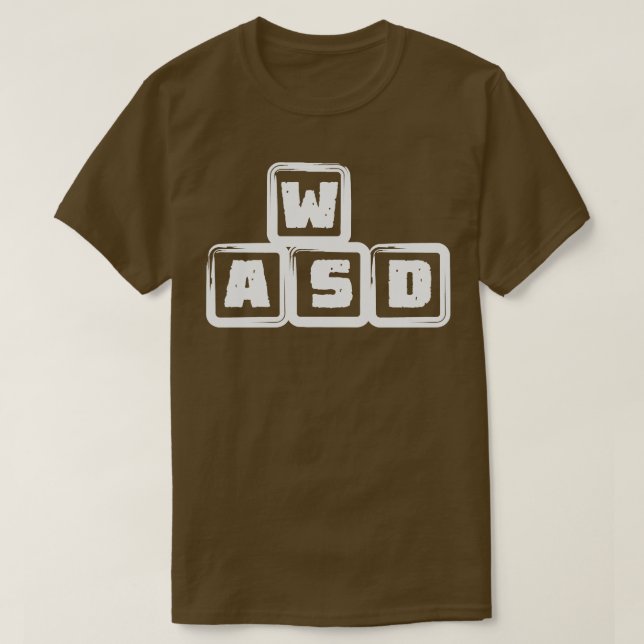 T-shirt WASD Computer Religion (Design devant)