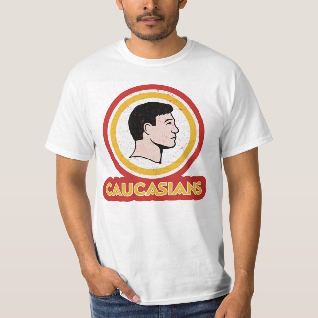 T-shirt " Washington Caucasiens Redskins - Caucasiens" (Devant)