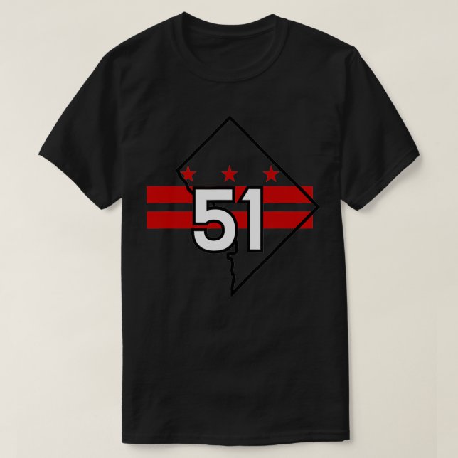 T-shirt Washington, D (Design devant)
