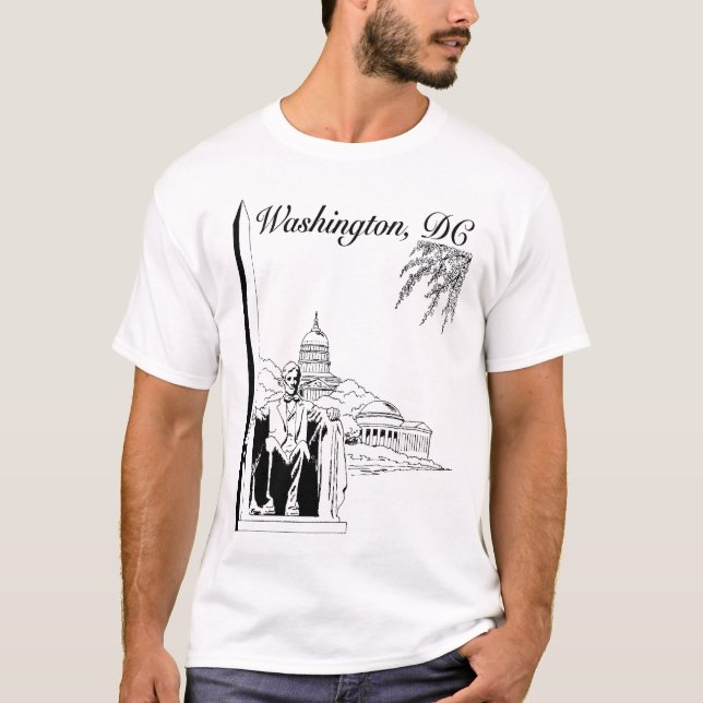 T-shirt Washington DC (Devant)