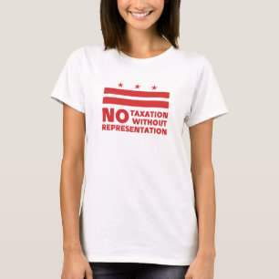T-shirt Washington DC 51 - Non à l'imposition