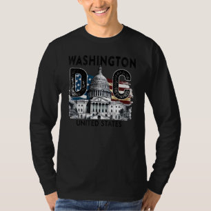 T-shirt Washington DC Capitol Hill USA Souvenirs Hommes