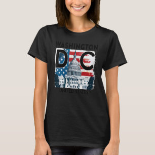 T-shirt Washington DC Capitol Hill USA Souvenirs Hommes F