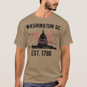 T-shirt Washington DC Cherry Blossom Capitol Hill États-Un