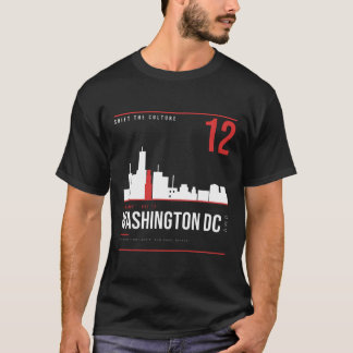 T-shirt Washington DC DMV Skyline ShiftTape Vol 12