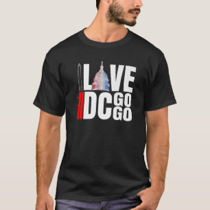 T-shirt Washington DC J'aime la musique Go Go 13