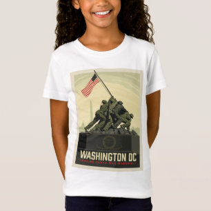T-Shirt Washington, DC Mémorial de guerre du Corps marit