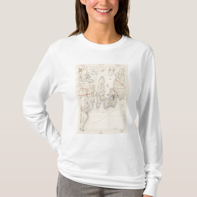 T-shirt Washington et comté de Newport (Devant)