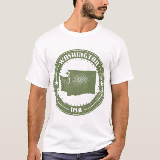 T-shirt Washington, États-Unis (logo en détresse)