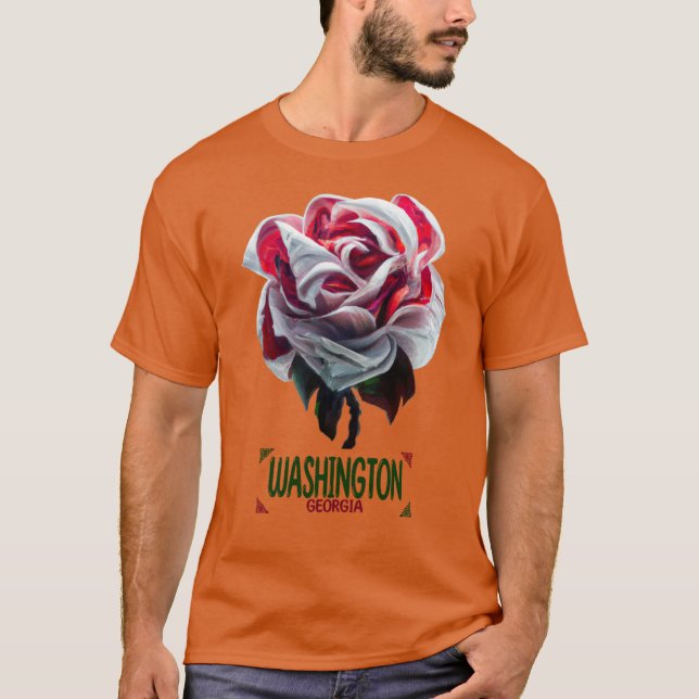 T-shirt Washington Géorgie Surdimensionné (Devant)