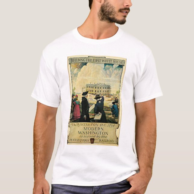 T-shirt Washington moderne (Devant)