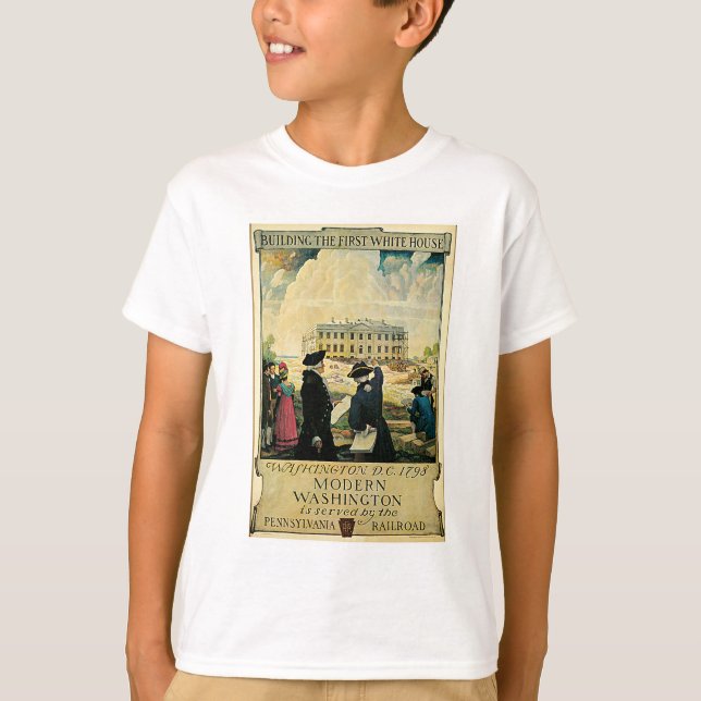 T-shirt Washington moderne (Devant)