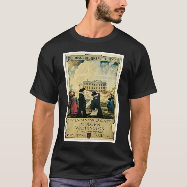 T-shirt Washington moderne (Devant)