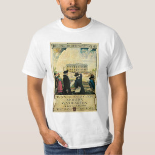 T-shirt Washington moderne