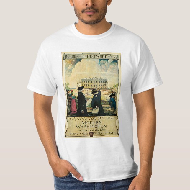T-shirt Washington moderne (Devant)