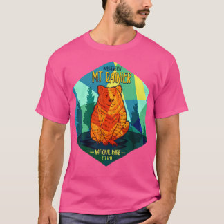 T-shirt Washington Mount Rainier National Park Tee - shirt