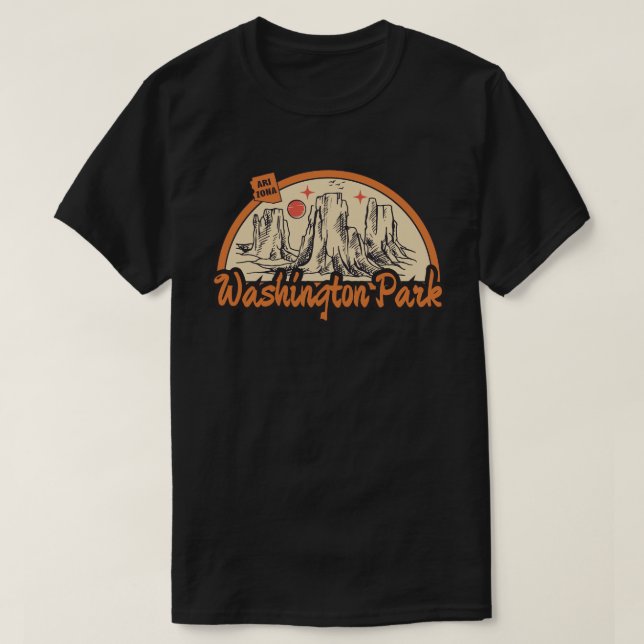T-shirt Washington Park, Arizona (Design devant)
