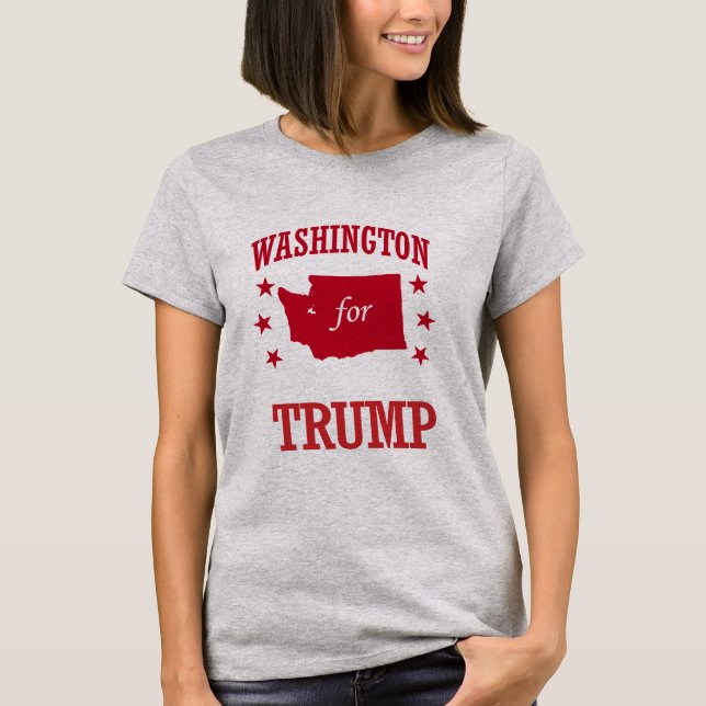 T-SHIRT WASHINGTON POUR DONALD TRUMP (Devant)