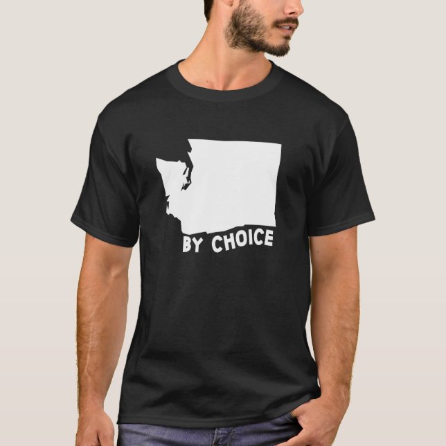 T-shirt Washington State Us Home Map Par Choix (Devant)