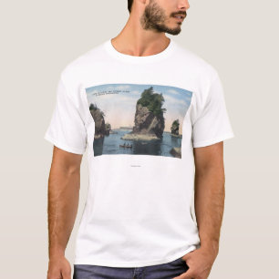 T-shirt Washington - vue de flatterie et de Tatoosh de cap