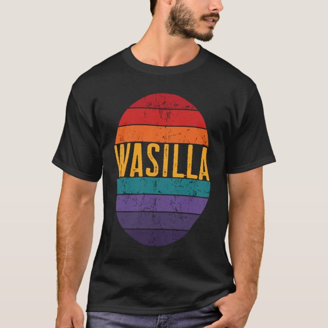 T-shirt Wasilla Alaska Pacific Coast Sunset 5 (Devant)
