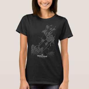 T-shirt wassenaar la carte Pays-Bas Voyage souvenir home