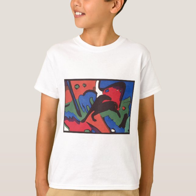 T-shirt Wassily Kandinsky Franz Marc Blue Rider Peinture (Devant)